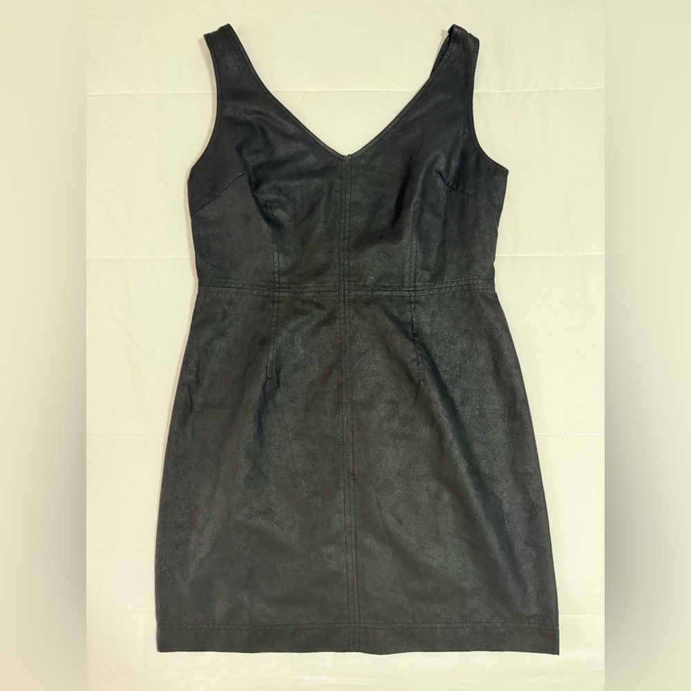 Silence + Noise Sleek Black Mini Dress